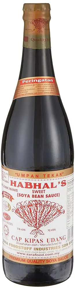 Habhal's sweet soya bean sauce(Kicap Manis) 645ml - Premium Butchery SG